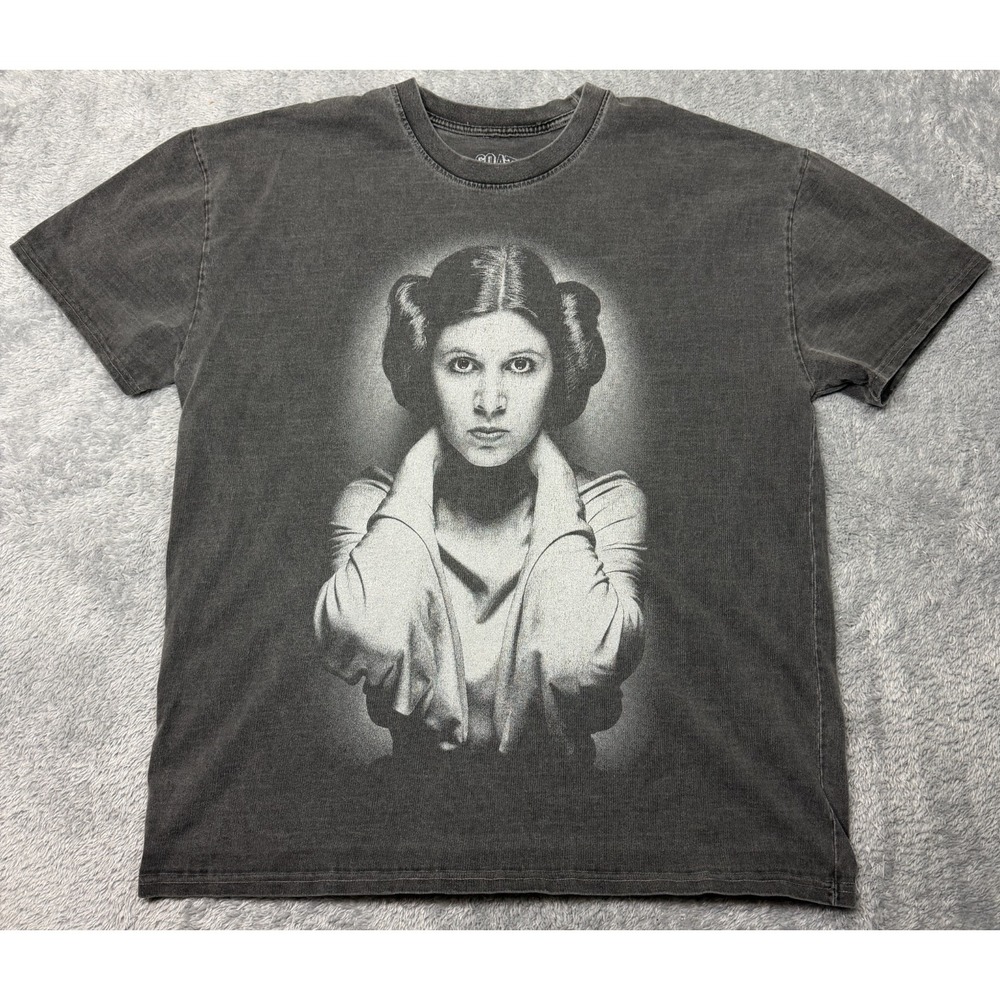 Goat Crew Star Wars Princess Leia Episode 4 AOP Oversized M Heavy Cotton Shirt